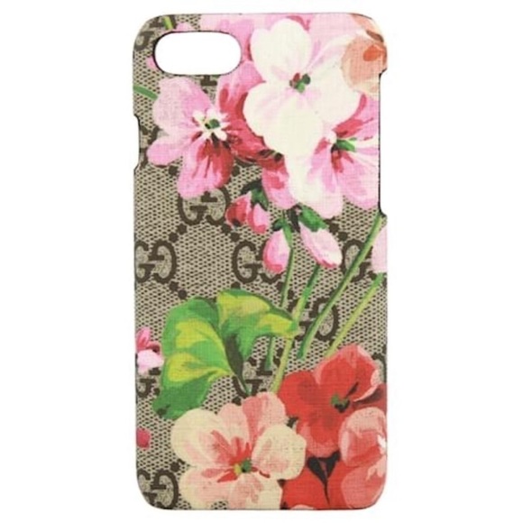 New In Box Gucci Phone Floral Print Monogram Case - Picture 1 of 5